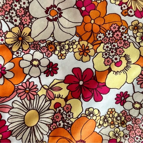 NWT 21 Saints Twisted Sister Bodysuit in Retro Floral - Picture 3 of 8